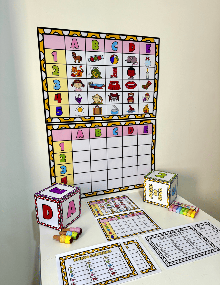 Kit Ditado Sorteado – Sílabas Simples