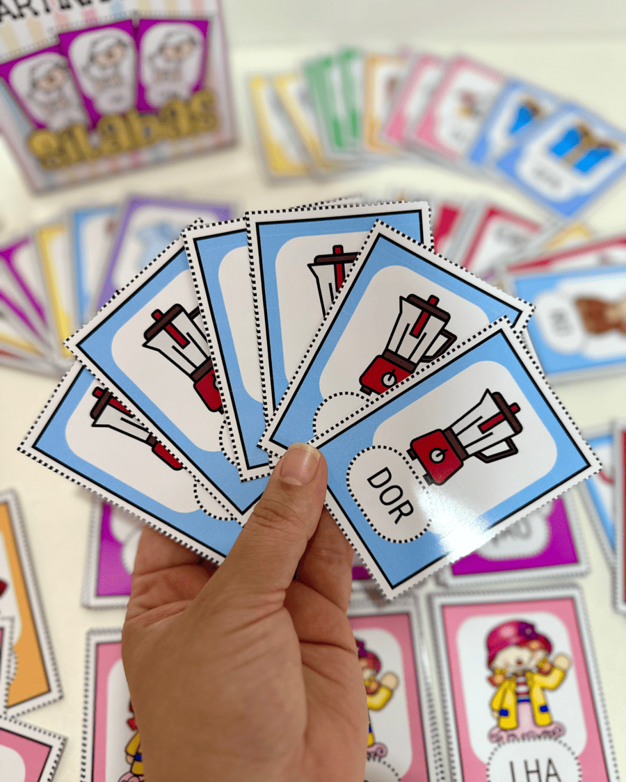 Cartinhas das Palavras – Sílabas Complexas