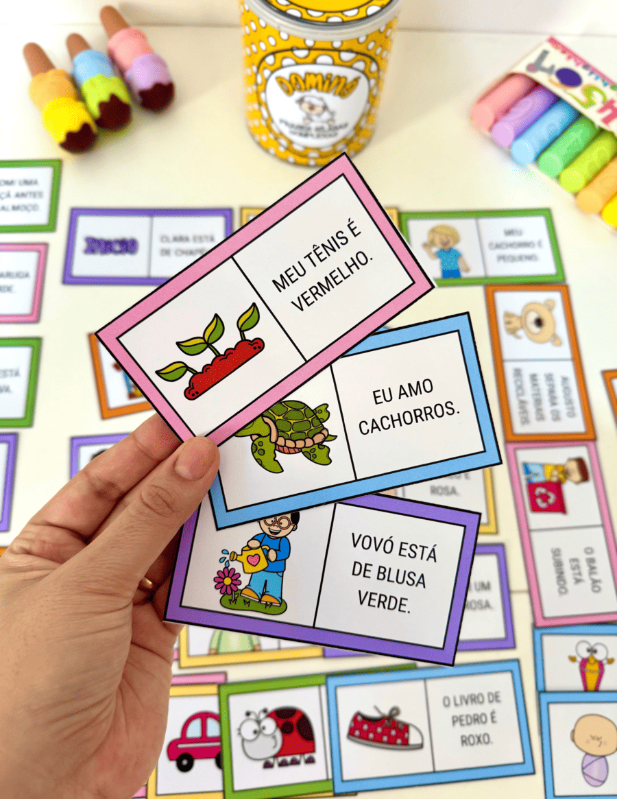 Dominó de Frases – Sílabas Complexas