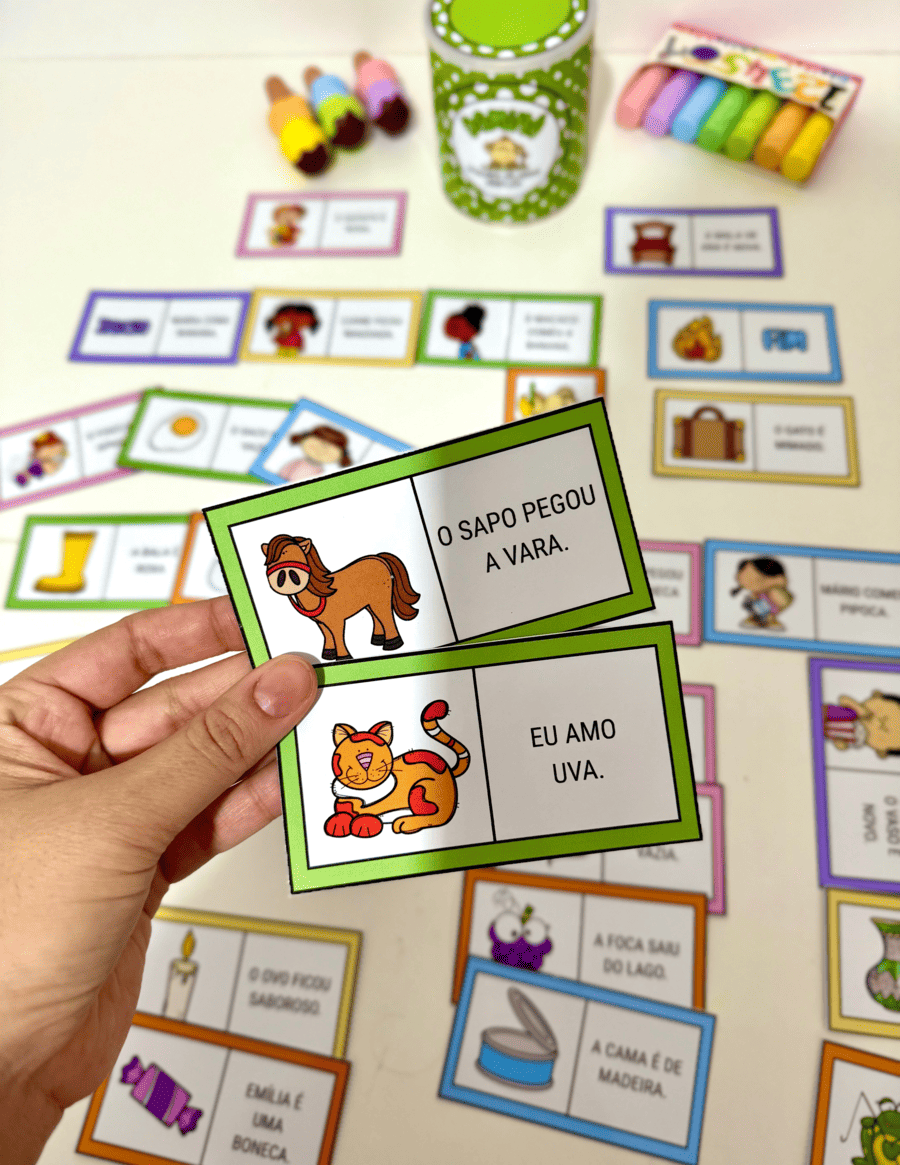 Dominó de Frases – Sílabas Simples